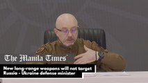 New long-range weapons will not target Russia - Ukraine defense minister