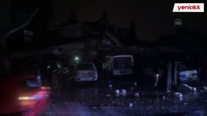 Deprem bölgesinden görüntüler! Kahramanmaraş'ta büyük yıkım var