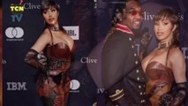 Cardi B & Offset french kisses at the grammys get trolled
