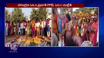 Leaders Offers Special Prayers In Manikonda Mallanna Swamy Temple  _ Hyderabad _ V6 News