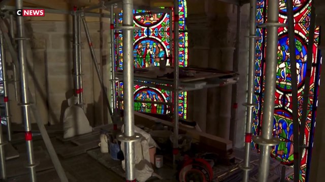 Les vitraux de la basilique Saint-Denis retrouvent la lumière
