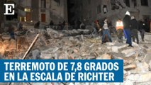 Terremoto de 7,8 grados en la escala de Richter