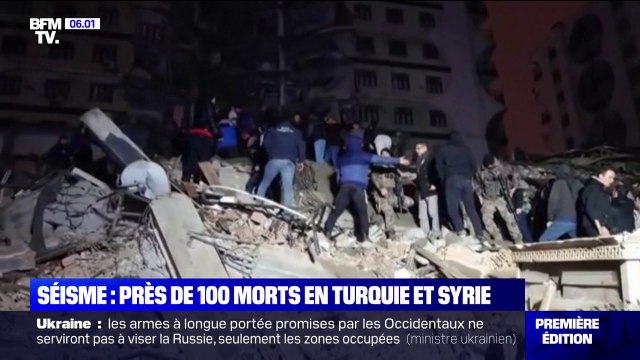 Un séisme de magnitude 7,8 frappe le sud de la Turquie: des dizaines de morts dans le pays et en Syrie