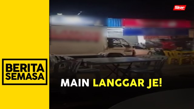 Pemandu lori cuba rempuh orang awam dicari