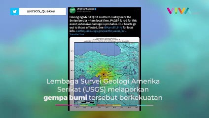 Kondisi Turki Porak-poranda Usai Diguncang Gempa M 7,8