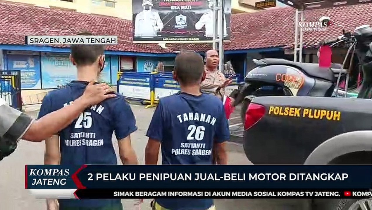 Sebanyak 2 Pelaku Penipuan Jual Beli Motor Ditangkap