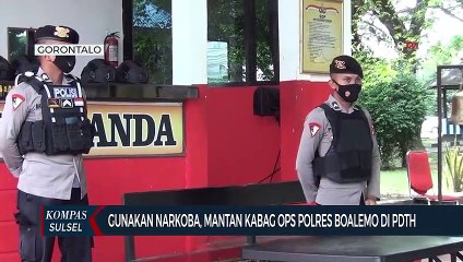 Gunakan Narkoba, Mantan kabag Ops Polres Boalemo di PTDH