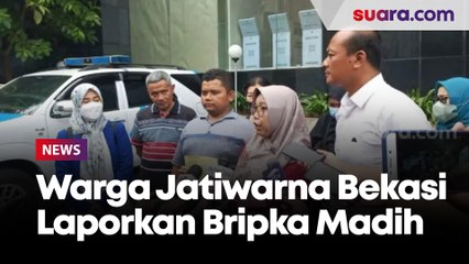 Sejumlah Warga Jatiwarna Bekasi Laporkan Bripka Madih Ke Polda Metro Jaya