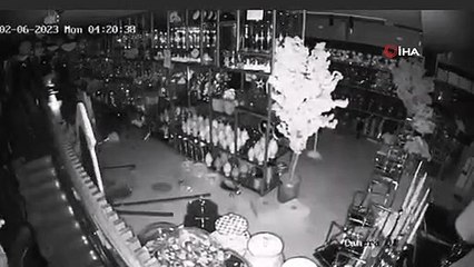 Gaziantep'te Deprem Anı Kameraya Böyle Yansıdı