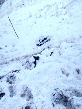 Ağrı'da kar yağışı kazaya neden oldu: 2 yaralı