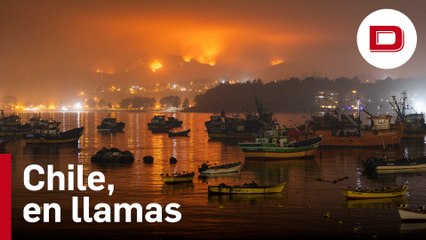 El devastador incendio que arrasa Chile