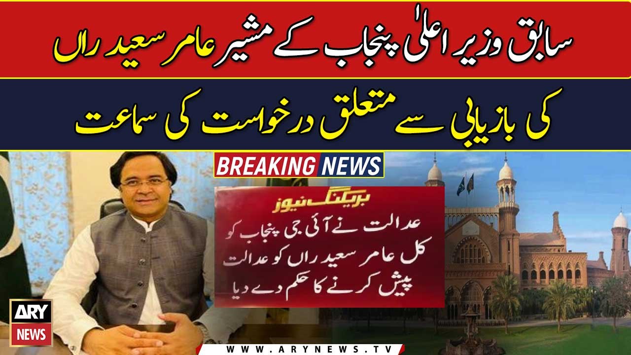 LHC hears plea seeking recovery of Amir Saeed Rawn - video Dailymotion