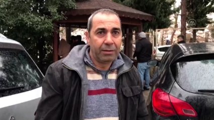 3 çocuğuyla depremde çöken binadan son anda çıkan bina görevlisi yaşadıklarını anlattı