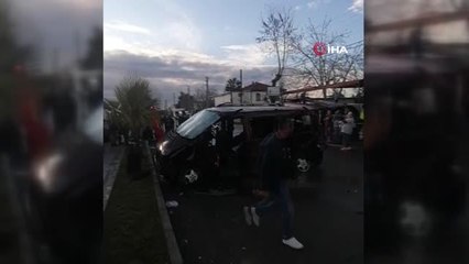 Manavgat'ta itfaiye aracı minibüsle böyle çarpıştı: 1 ölü, 3 yaralı