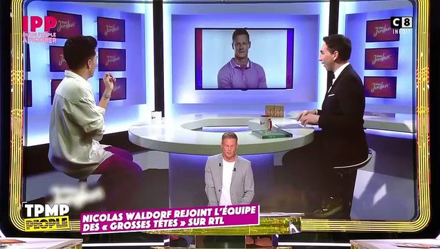 Matthieu Delormeau affiche un animateur dans TPMP People le samedi 4 février 2023 sur C8