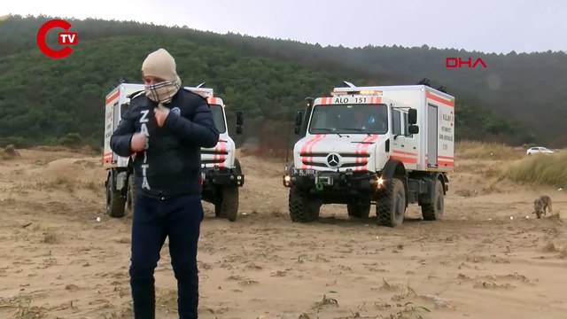 Şile'de kuru yük gemisi karaya oturdu