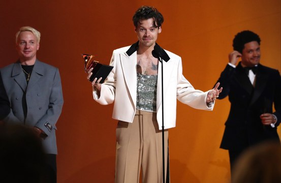 Harry Styles beats Beyonce and Adele to take Album of the Year at Grammy Awards