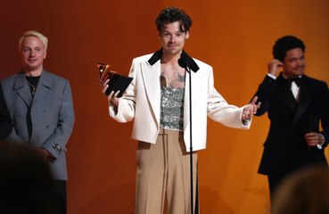 Harry Styles beats Beyonce and Adele to take Album of the Year at Grammy Awards