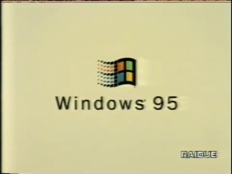 Pubblicità/Bumper anni 90 RAI 2 - Microsoft Windows 95