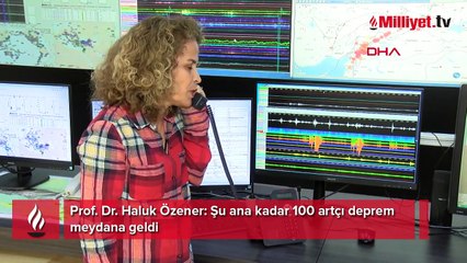 Prof. Dr. Özener: Şu ana kadar 100 artçı deprem meydana geldi