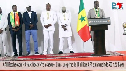 Macky Sall veut un programme national de soutien au football local