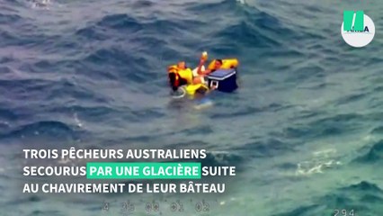 Download Video: En Australie, ces pêcheurs ont été sauvés par leur glacière