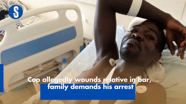 Cop allegedly wounds relative in bar, family demands his arrest