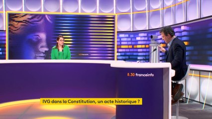 IVG : Aurore Bergé est convaincue "qu'avant la fin du mandat, la Constitution intégrera" ce "droit"