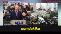 Cumhurbaşkanı Erdoğan 7.7'lik depremdeki son bilançoyu açıkladı: 912 can kaybı, 5385 yaralı, 2818 bina yıkıldı