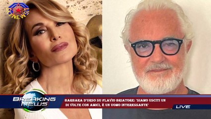 Barbara D'Urso su Flavio Briatore: 'Siamo usciti un  di volte con amici, è un uomo interessante'