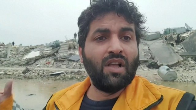 الدفاع المدني السوري يطالب المجتمع الدولي بمساعدة المتضررين من الزلزال شمال البلاد