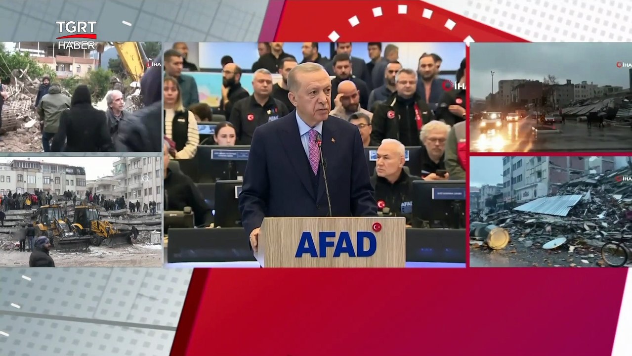 Cumhurbaşkanı Erdoğan 7.7’lik Depremde 912 Can Kaybı 5385 Yaralı Olduğunu Açıkladı Türkiye Gazetesi