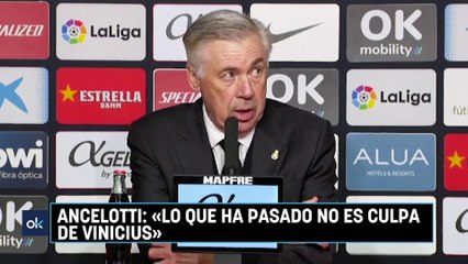 Ancelotti «Lo que ha pasado no es culpa de Vinicius»
