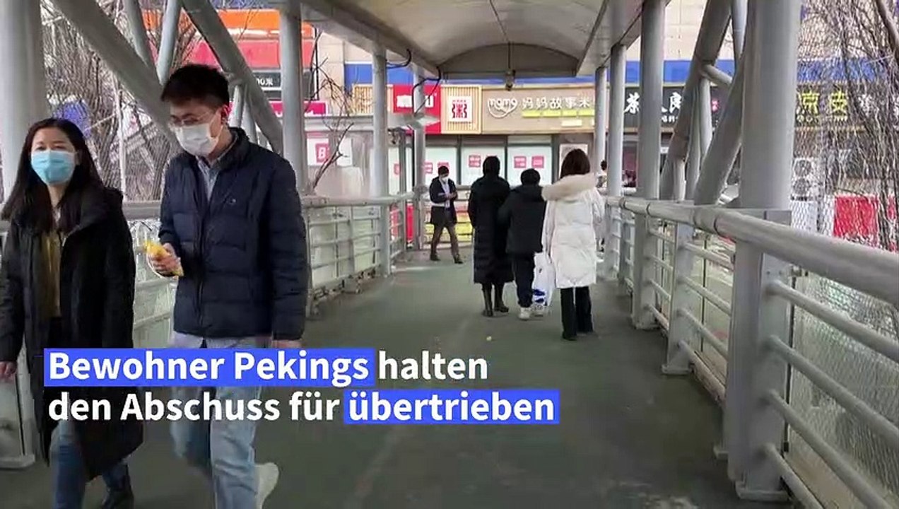 Bürger in Peking: Ballon-Abschuss dient 'nicht dem Weltfrieden'