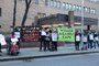 Women Against Rape protest outside David Carrick’s Sentencing