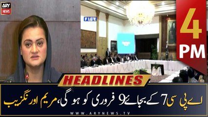 ARY News Headlines | 4 PM | 6th February 2023