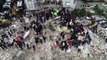 Drone footage shows the extent of earthquake damage in Turkish city of Adana as rescuers search rubble for survivors