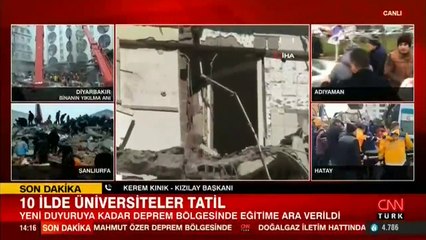 Türk Kızılay Genel Başkanı Kınık'tan CNN TÜRK'te önemli çağrı
