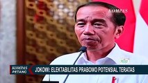 Momen Presiden Jokowi Puji Gerindra dan Prabowo: Elektabilitas Potensial Menjadi yang Tertinggi