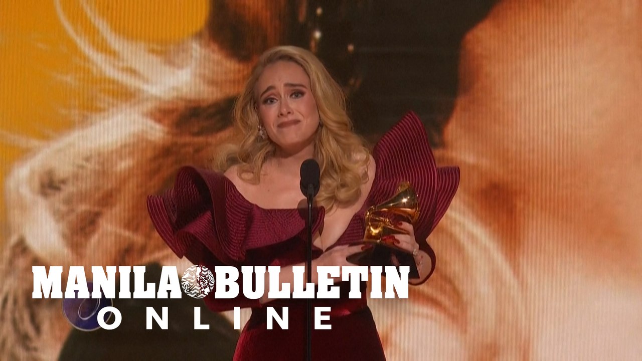 Adele wins Grammy Award for best pop solo performance