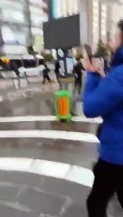 Urfa Haliliye'de bir apartmanın yıkılma anı kamerada 