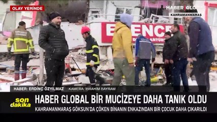 Haber Global canlı yayınında deprem anı