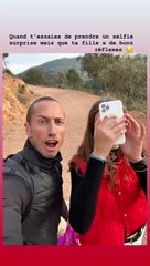 Frédérick Bousquet et sa fille, Manon