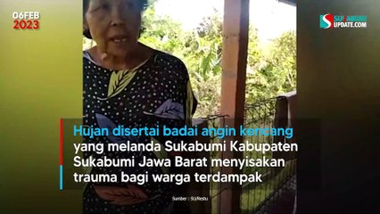 Rumah Rusak Diterjang Badai, Cerita Keluarga Rohani di Cisande Sukabumi