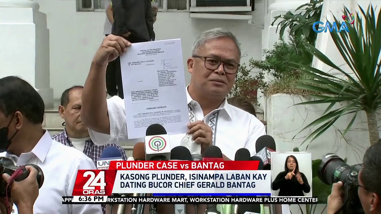 Kasong plunder, isinampa laban kay dating BuCor Chief Gerald Bantag | 24 Oras