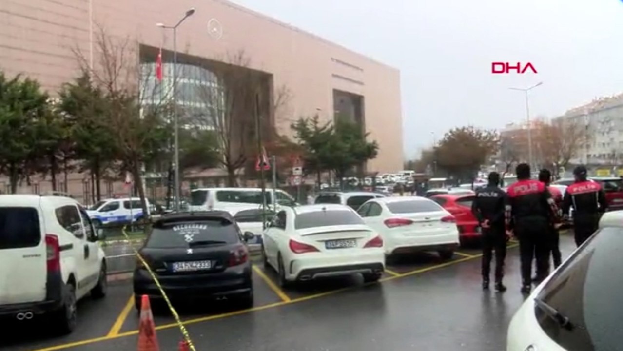 Bakırköy Adliyesi önünde silah sesleri