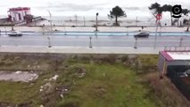 Türkiye’nin bir ucu deprem diğer ucu erozyonla uğraşıyor: Sakarya’da oluşan şiddetli fırtına sonrasında kıyı erozyonu başladı