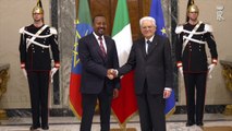 Mattarella riceve il primo ministro dell'Etiopia