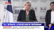 Marine Le Pen: "Nous avons fait le choix de ne faire aucun amendement d'obstruction"