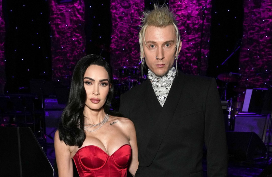 Megan Fox attends Grammys pre-party with ‘broken wrist’ and ‘concussion’